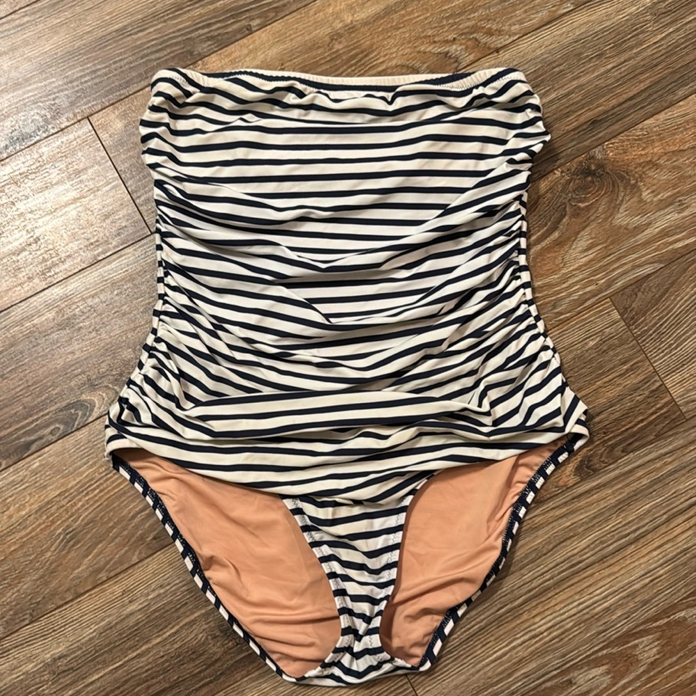 JCrew Strapless swimsuit in size 8